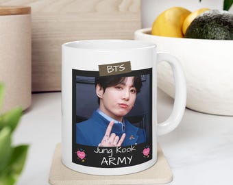 BTS Mug | Jungkook Jung Kook Photo Cup | K-pop ARMY Fan Gift