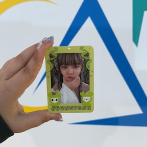 Acrylic Photocard Display Holder/Keychain - Twice Jeongyeon - Jeongvely