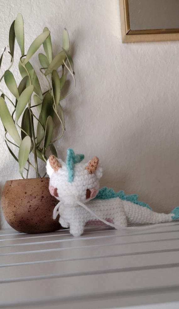 Crochet Dragon Amigurumi: River Spirit Haku Plush