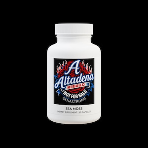 Altadena Not For Sale Vegan Wildcrafted Sea Moss Bladderwrack Burdock Black Pepper Extract 60 Capsules 102 Minerals Made In The USA