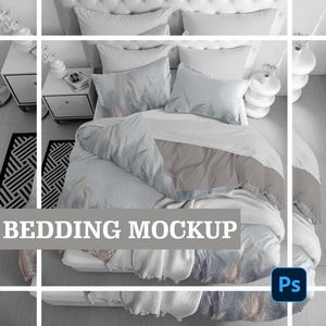 bedsheet mockup design
