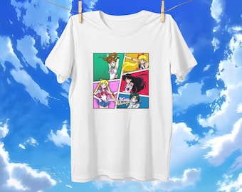 Sailor Moon Pop Art T-Shirt – 90s Anime, Manga Gift