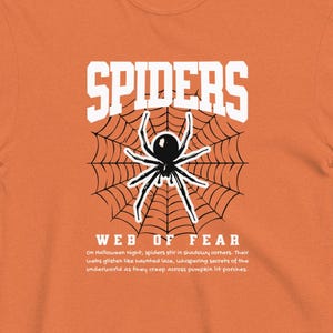 Spider Web Shirt, Creepy Halloween Tee, Gothic Web Design Shirt, Spooky Graphic Top, Unisex Halloween Sweatshirt, Hoodie