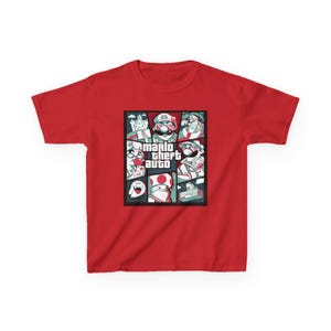 Kids Cartoon Print T-Shirt Soft Cotton Tee for Boys & Girls