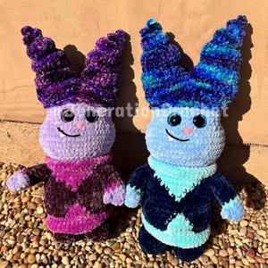 Cat, Bear, Rabbit Cartoon Crochet Pattern, Amigurumi Cartoon