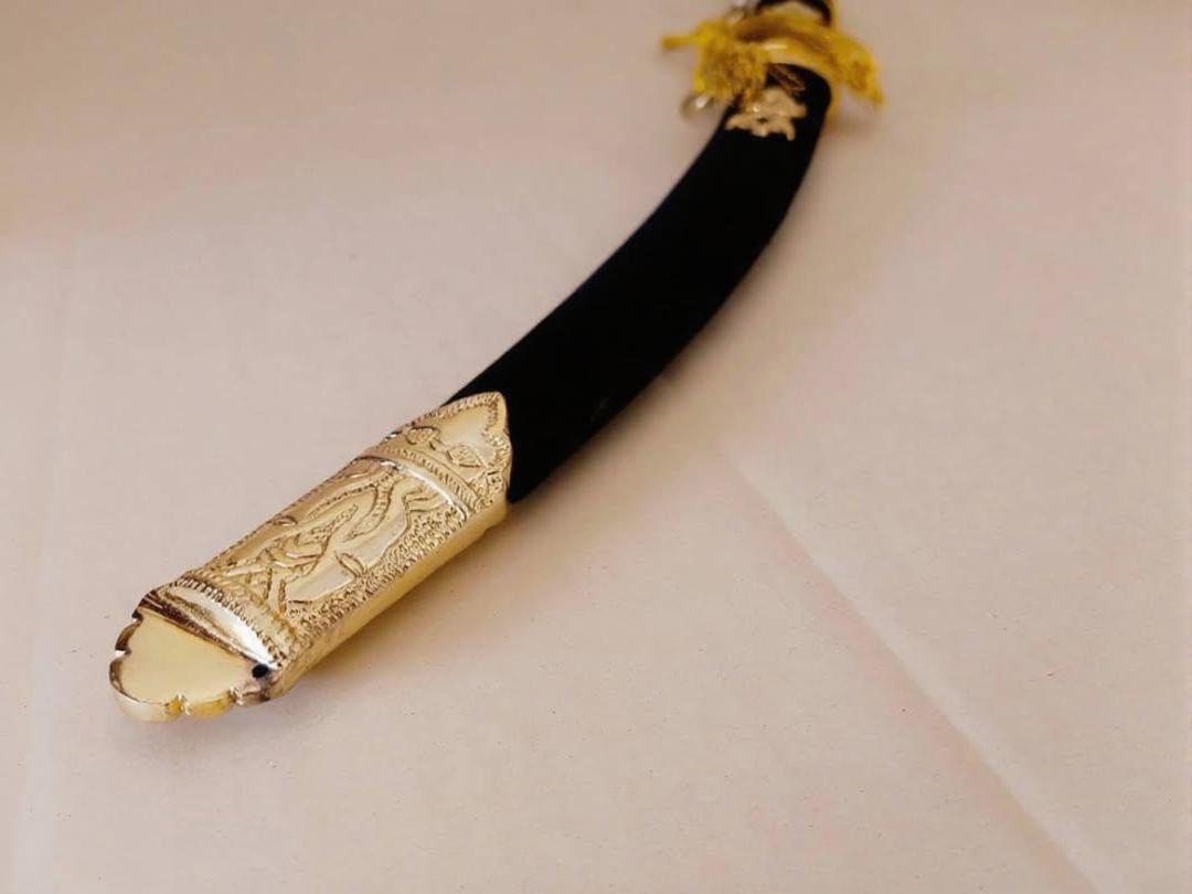 Mini Talwar Royal Shahi Talwar, Short Sword With Engraved Beatiful Scabbard Gift ...