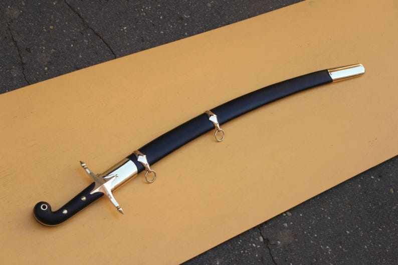 Handmade Arabic Sword, Islamic Shamshir, Ottoman Sword With Scabbard ...