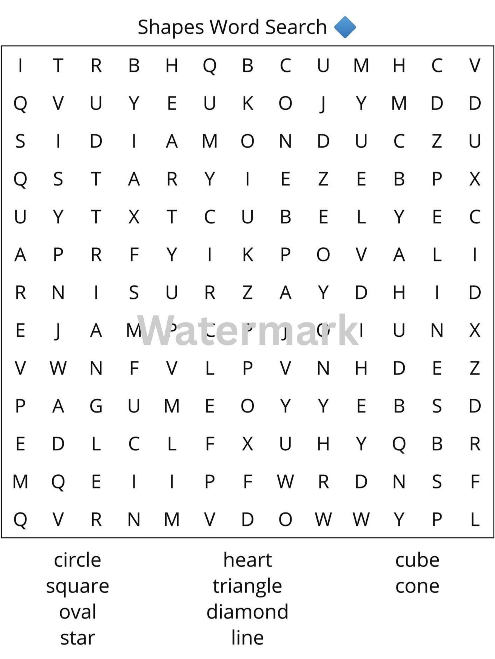 Kids Word Search Ages 5-7 | Digital Download Printable Puzzle, Fun ...