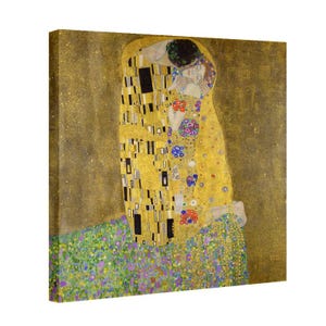 The Kiss by Gustav Klimt – Print Reproduction, Romantic Wall Art, Art Nouveau Poster, Classic Fine Art for Home Decor