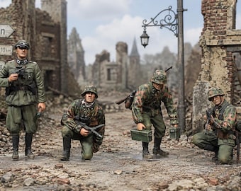 1/35 Scale WWII LAH Division Kleisoura Pass 1941 Hand Painted Military Figures