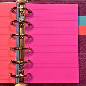 Lined Planner Paper, 18 or 54 Sheets image 6