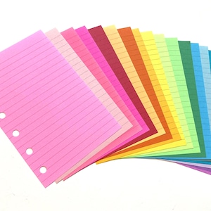 Lined Planner Paper, 18 or 54 Sheets image 5