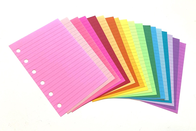 Lined Planner Paper, 18 or 54 Sheets image 5