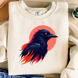 Raven Illustration: High-Resolution Crow Clip Art PNG (Commercial Use, Printable Art)