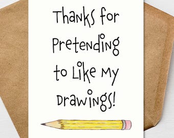 Funny Mothers Day Card for Mom, Thanks for Putting Up With Me, 5x7 Personalize
