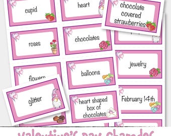 Juego de rompecabezas imprimible de charadas para San Valentín