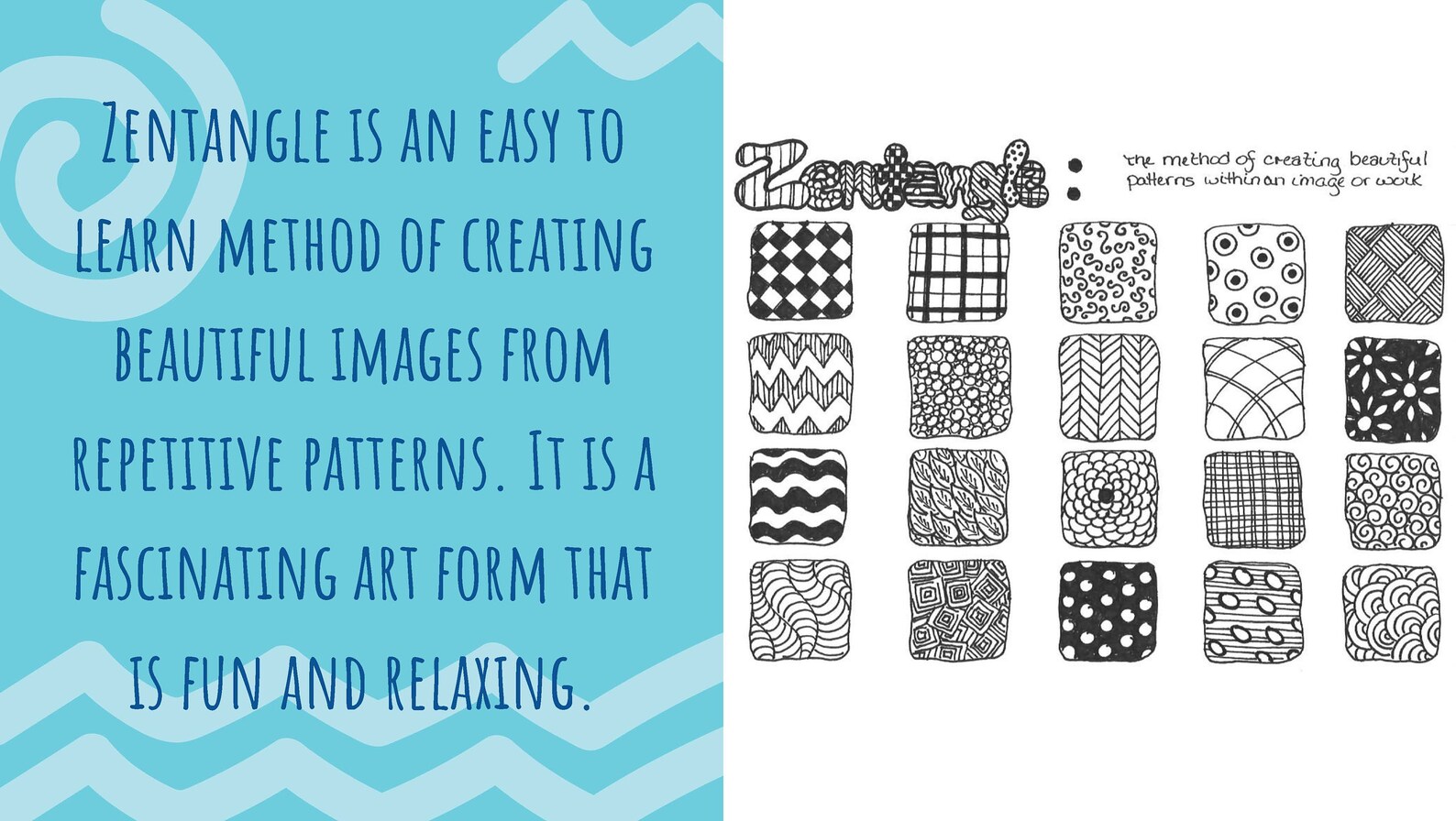 LINES Art Lesson Plan, PATTERN Activity, Elements of Art, 5 Lessons