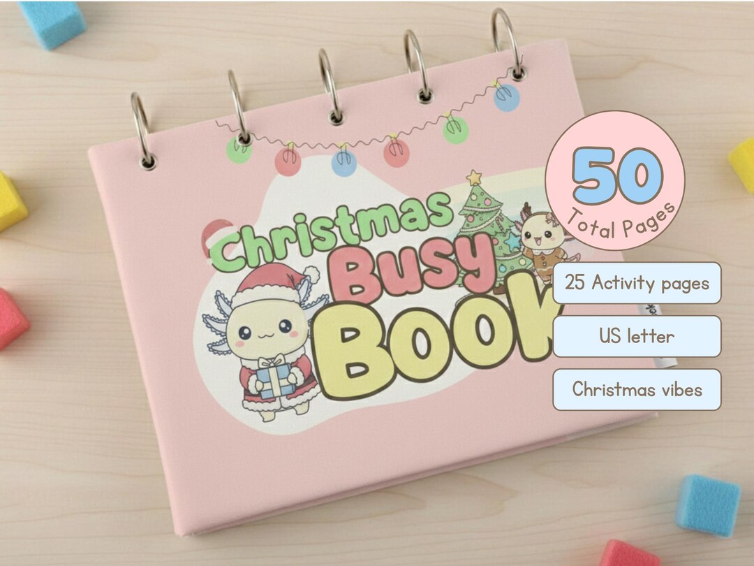 Christmas Busy Book Activities for Toddlers | Printable Holiday ...