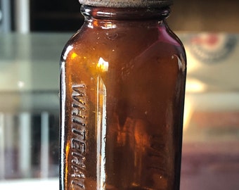 CLEARANCE - Vintage Whitehall Medicine Aspirin Bottle