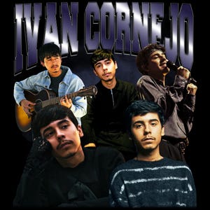 IVAN CORNEJO T Shirt Design. PNG Digital 4500x5100 px. Rapper, Hiphop, Retro, 90s Vintage, Bootleg Tee. Instant Download And Ready To Print.