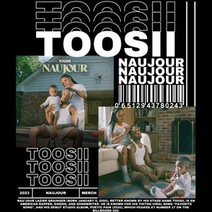 TOOSII Retro 90s Rap Tee Design PNG (Digital Download 4500x5100 px)