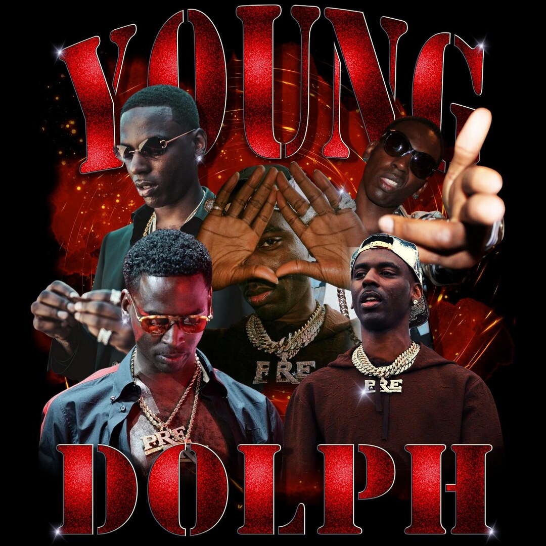 Young Dolph Retro 90s Rap Tee Design (PNG Digital Download) - Etsy Canada