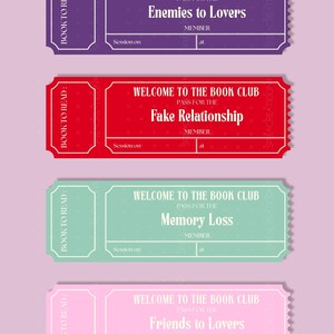 12 Printable Romance Book Trope Bookmarks | Book Club Invitation | Bookmark SVG Bundle | Bookish Aesthetic | Digital Download, bookmark png
