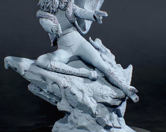 3D Model – Paintable Resin Collectible, Action Figure, inspired by Marvel X-Men – Outlaw