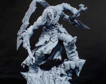 3D Model – DIY Resin Model Kit, Action Figure, inspired by Darksiders II – Harbinger