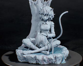 Anime Figure – Unpainted Resin Figure, Action Figure, inspired by Hunter x Hunter – Huntress