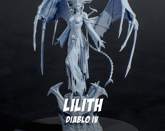 Lilith — Painted & DIY | Resin 3D | FAN ART | Garage Kit