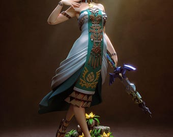 3D Model – Handpainted Display Figure, Action Figure, inspired by The Legend of Zelda – Princess