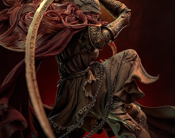3D Model – Premium Handpainted Figure, Action Figure, inspired by Elden Ring – Rotblade