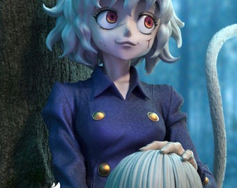 Anime Figure – Handpainted Resin Figure, Action Figure, inspired by Hunter x Hunter – Huntress