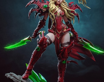 3D Model – Handpainted Resin Figure, Action Figure, inspired by World of Warcraft – Assassin