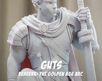 Berserk Knight — Painted & DIY | Resin 3D | FAN ART | Garage Kit