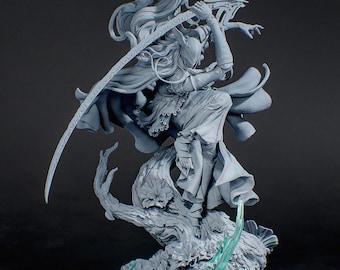 3D Model – Unpainted Resin Figure, Action Figure, inspired by Elden Ring – Valkyrie