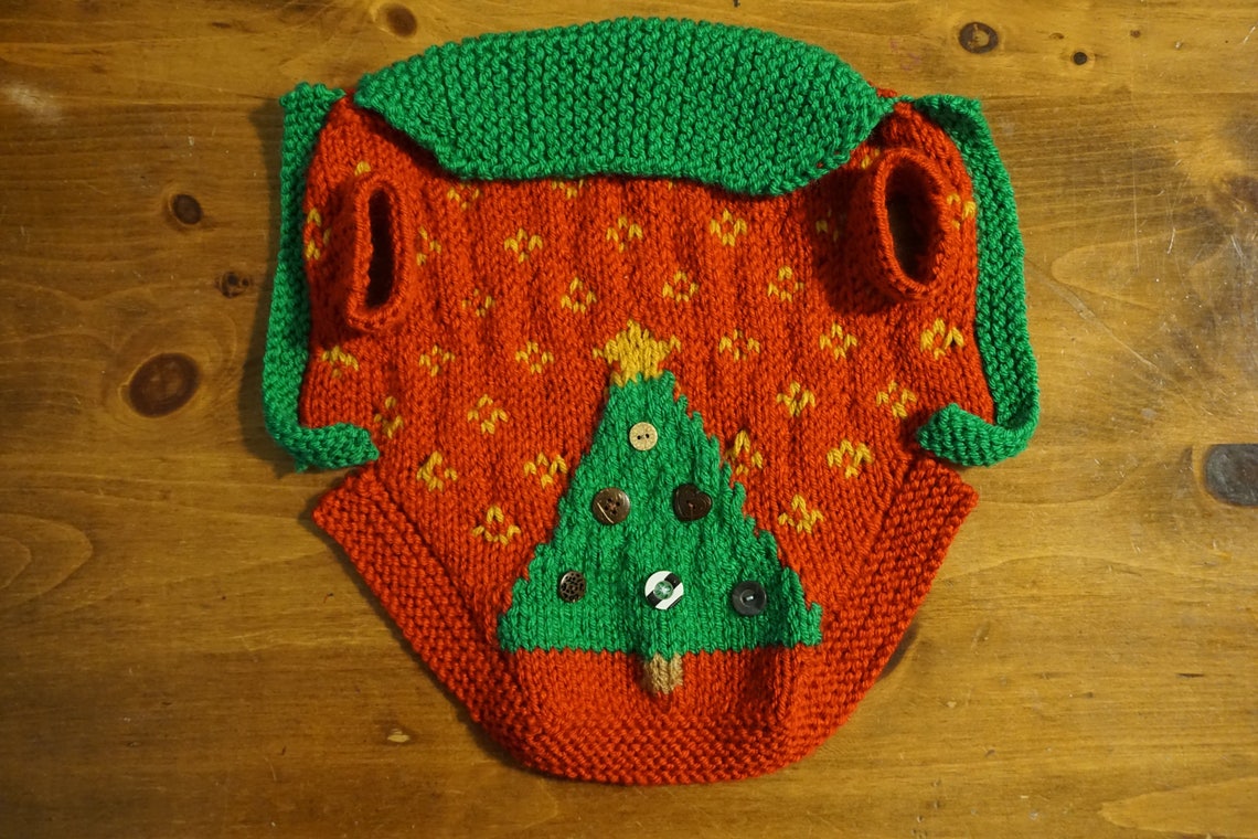 Tacky Christmas Dog Sweater Etsy