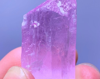 Double Terminated Pink Kunzite Crystal From Mawi Afghanistan