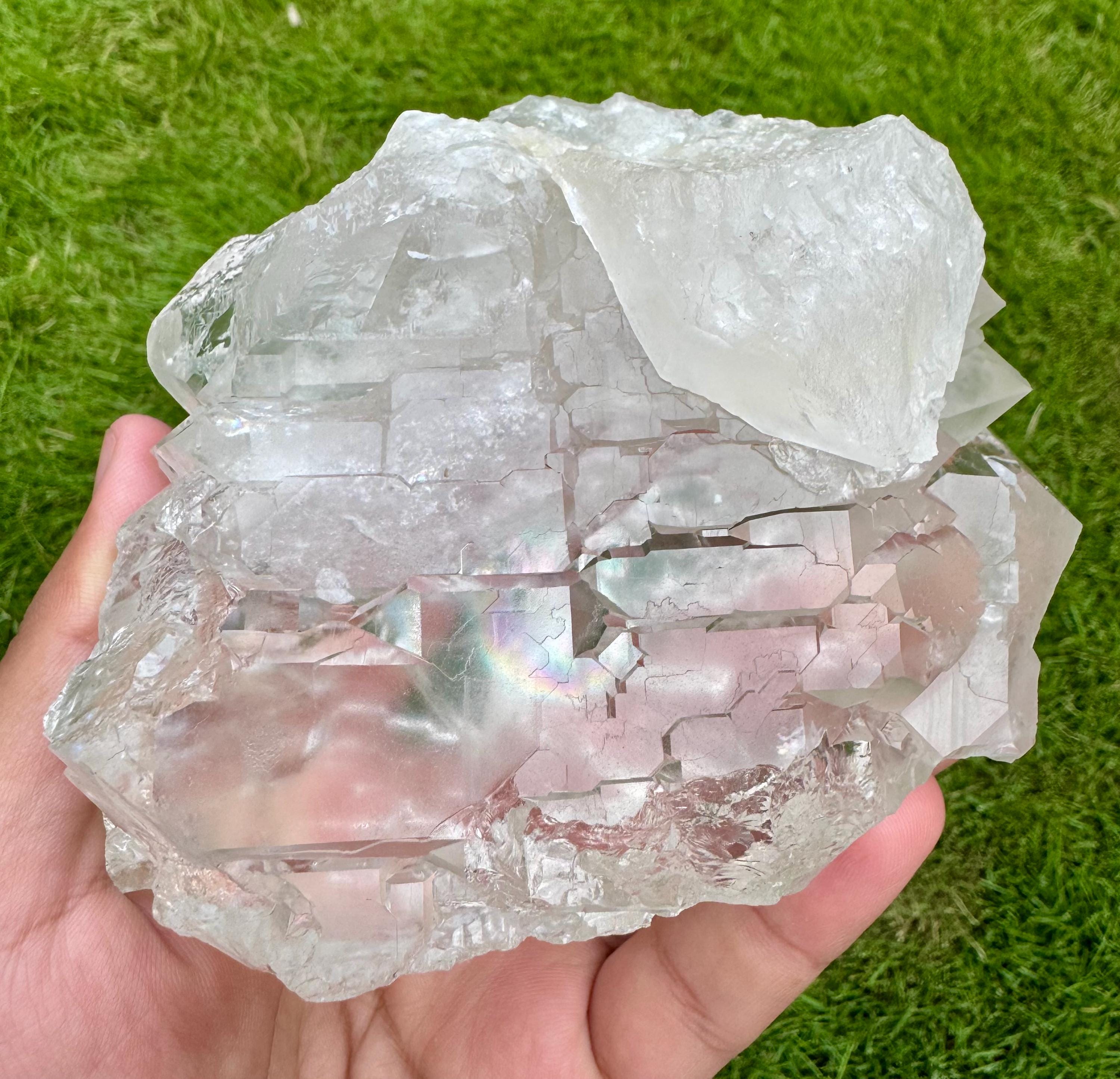 スレイマン山脈Shalman産 スモーキーグインデルルチル付き04 Gwindel quartz - Etsy 日本