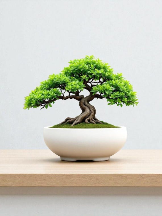 Minimalist Bonsai Pot  Modern 3D Printed Planter for Small Indoor Trees -  Etsy Israel