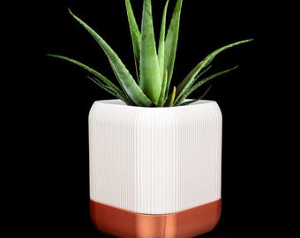 Modern Self-Watering Planter – Minimalist Plant Pot