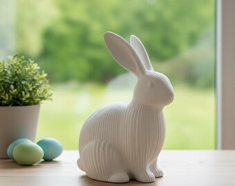 Large modern Easter Bunny Decorative Figure