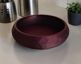 Low Poly Catch-All Bowl – Modern Geometric Organizer