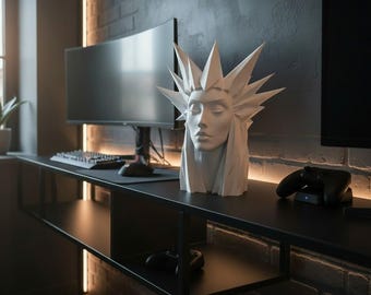 The Ice Queen Sculpture – Modern Mythic Art Piece