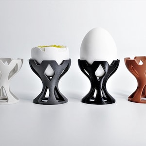 Modern 3D Printed Egg Holder - Minimalist Egg Cup - Scandinavian Design - Custom Colors - Easter Decor - 50mm Height