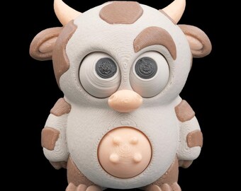 Moo-ving Belly Cow – Interactive Desk Toy