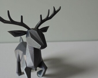 Minimalist Christmas Reindeer Decoration