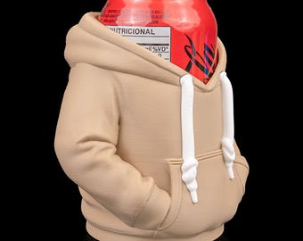 Beer Can Cozy: Hoodie Style - Novelty Drink Holder
