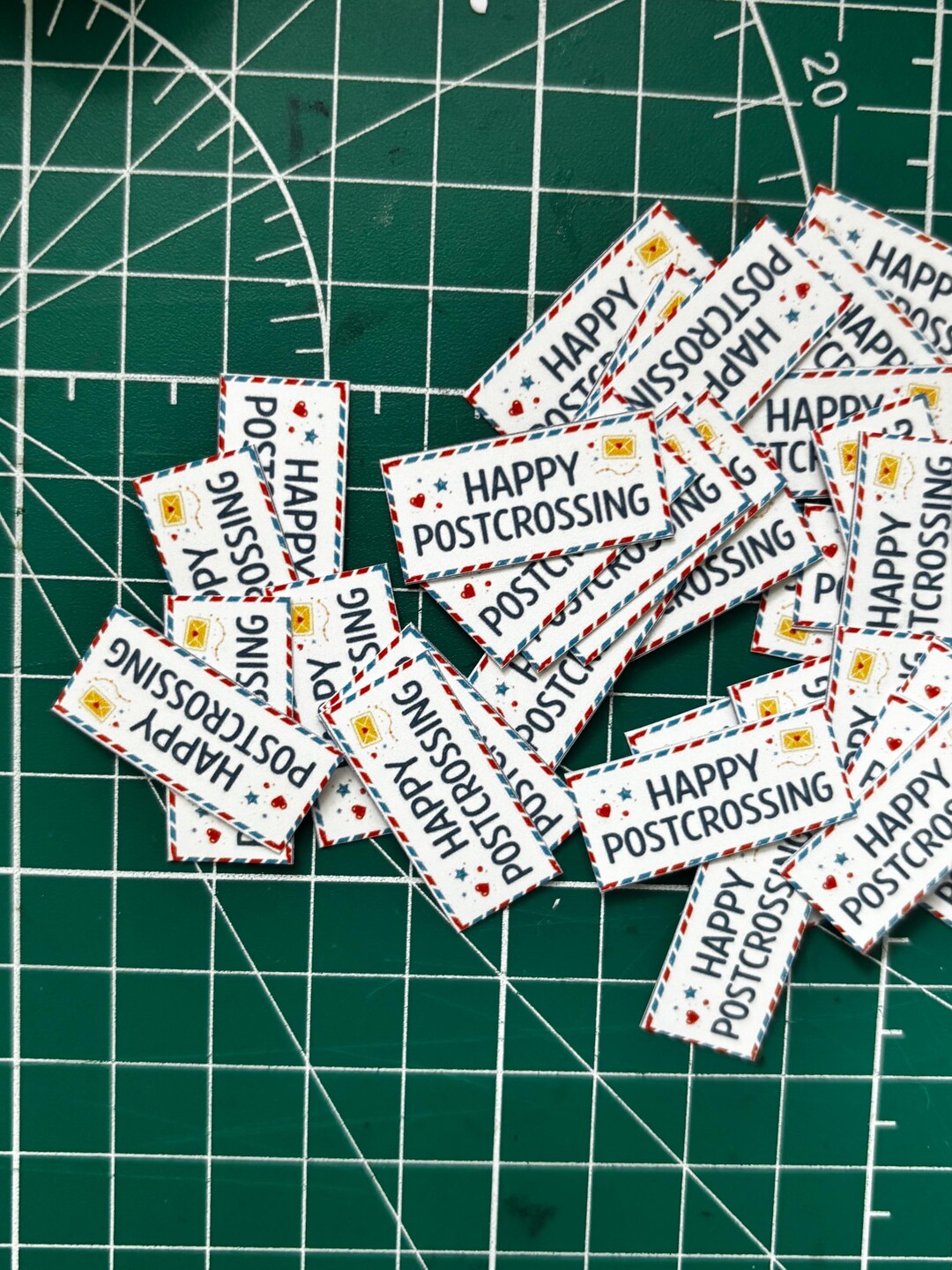 Happy Postcrossing 40 Piece Matte Vinyl Stickers - Etsy